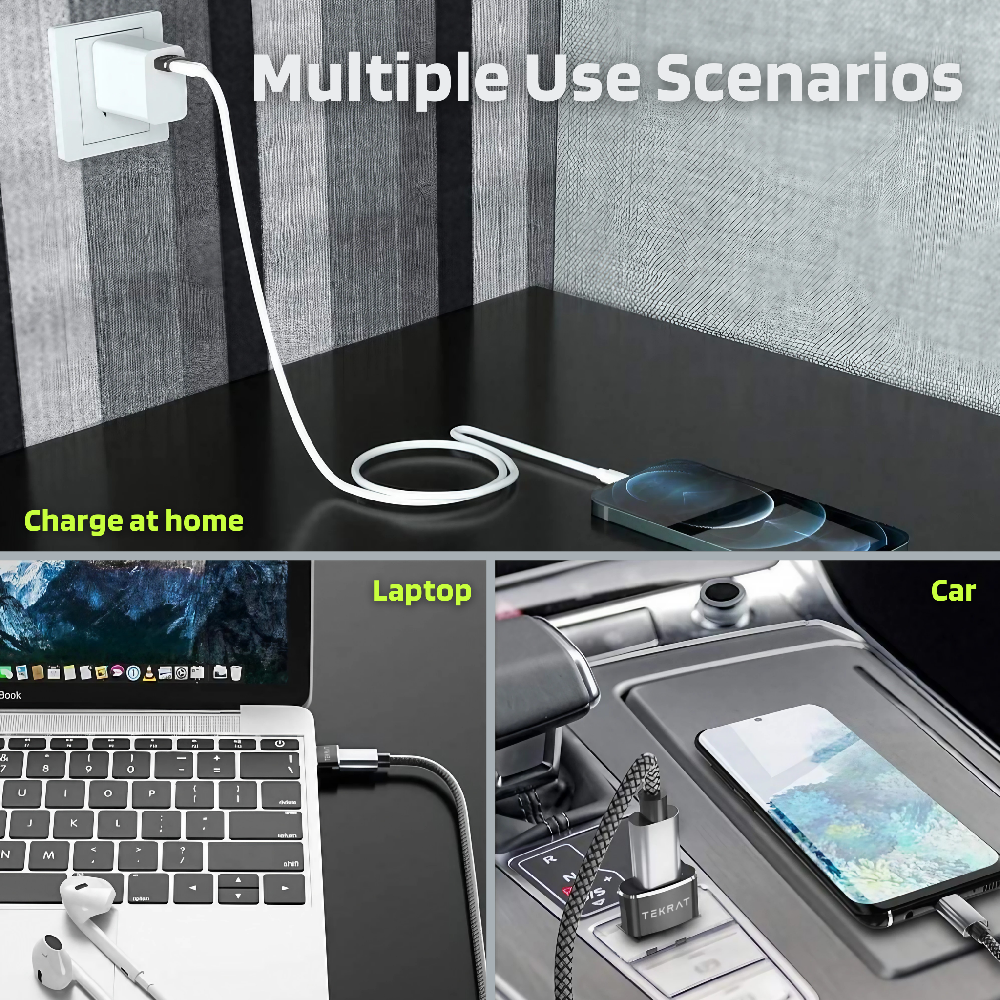 USB-C to USB-A Adapter [3 Pack]