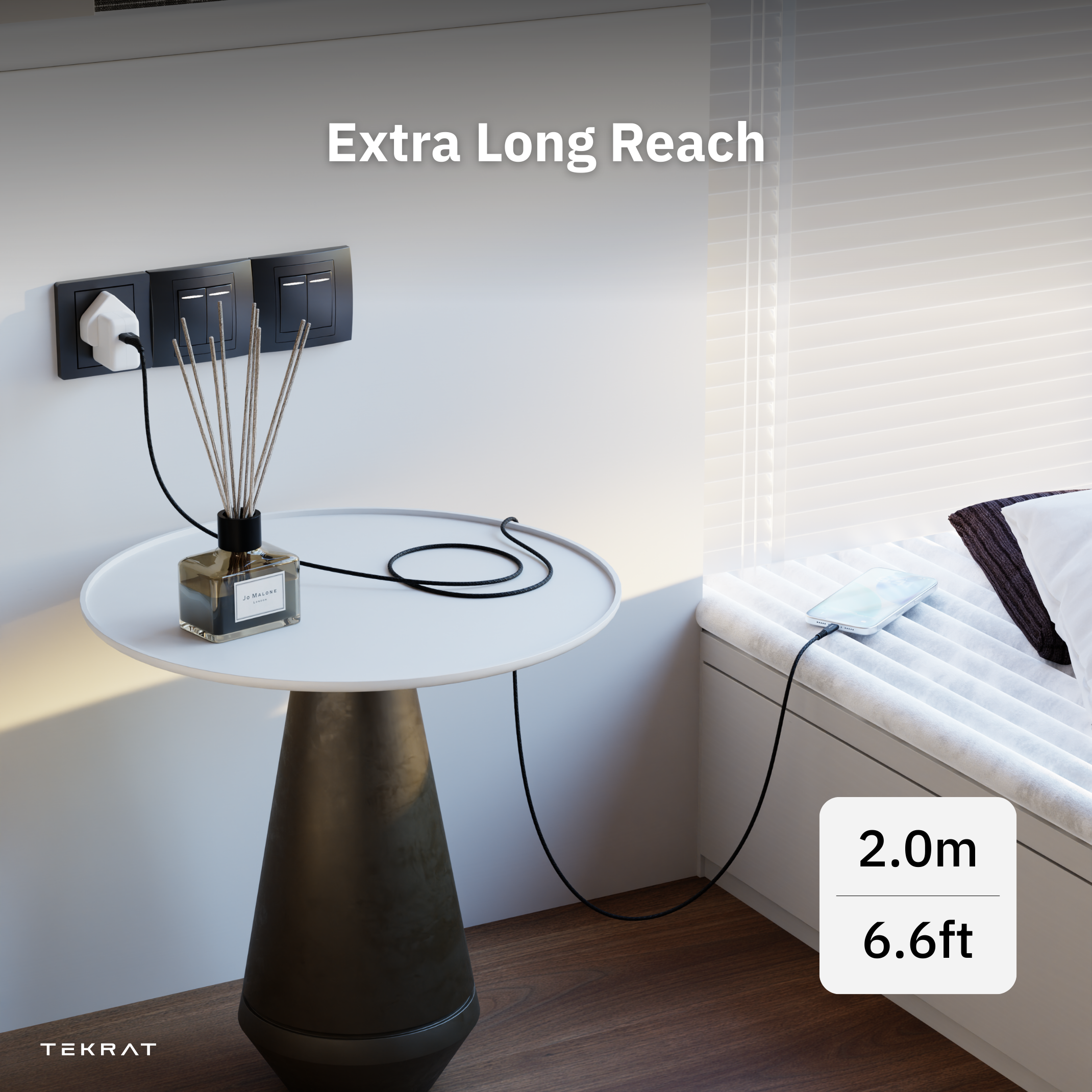 USB-A to USB-C 3A Cable