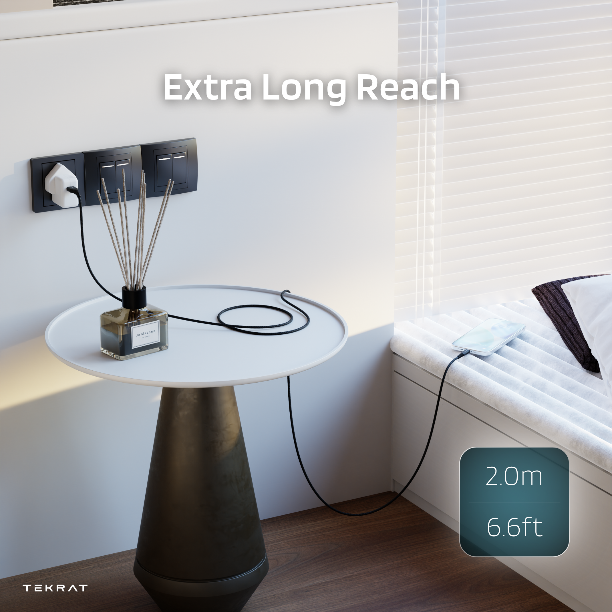 USB-A to USB-C 3A Cable