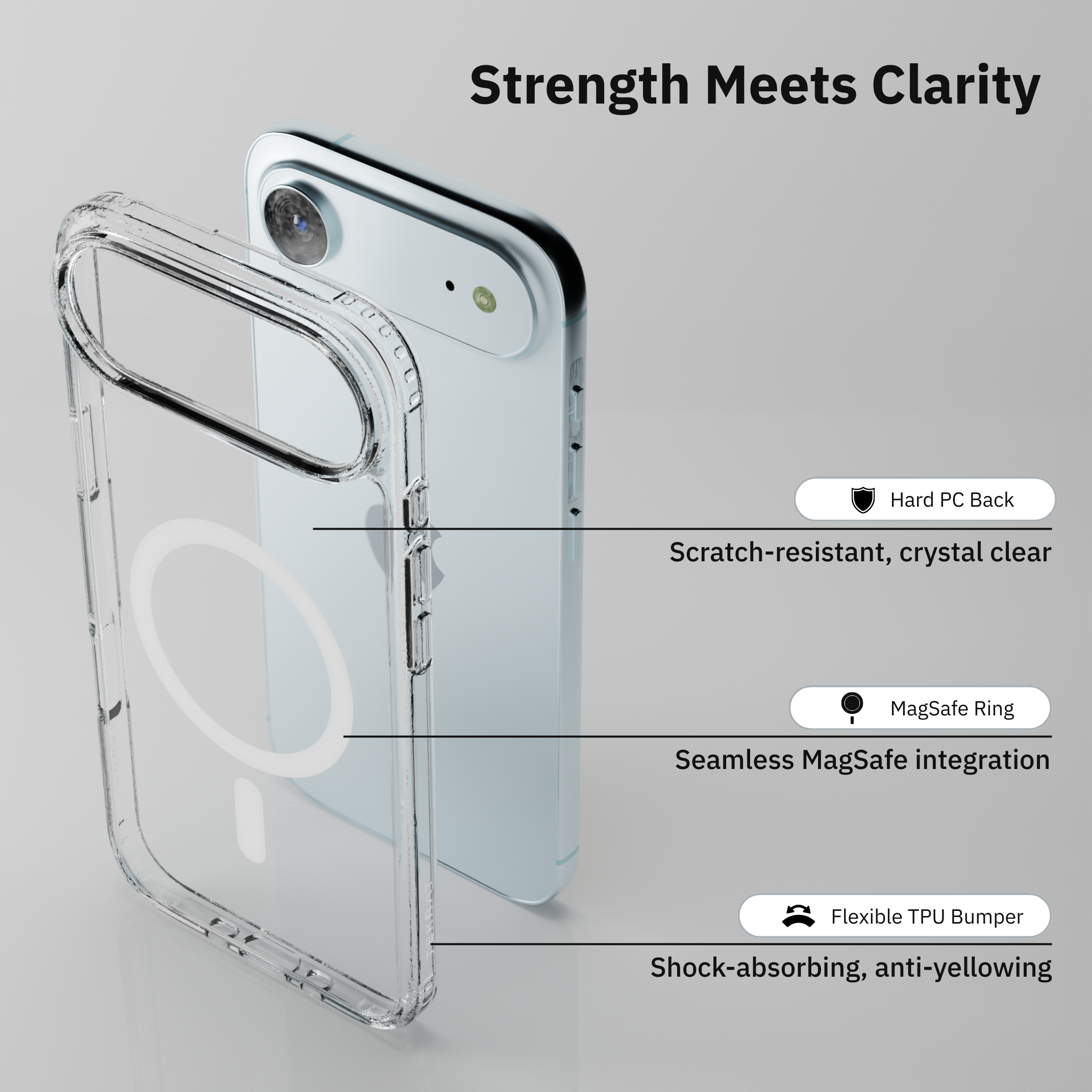 MagFit Clear Case for iPhone Air