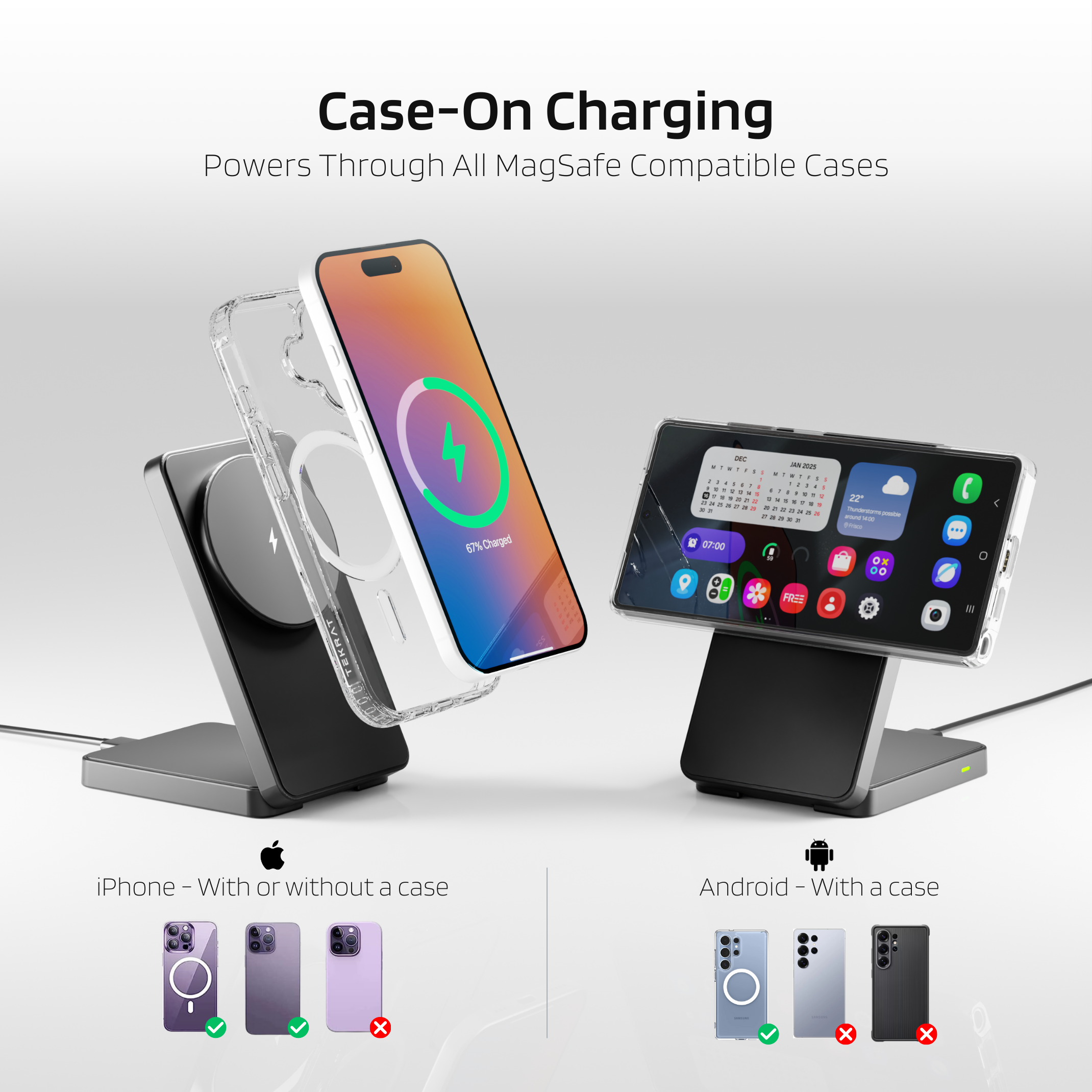 FoldMag Magnetic Phone Charger Stand