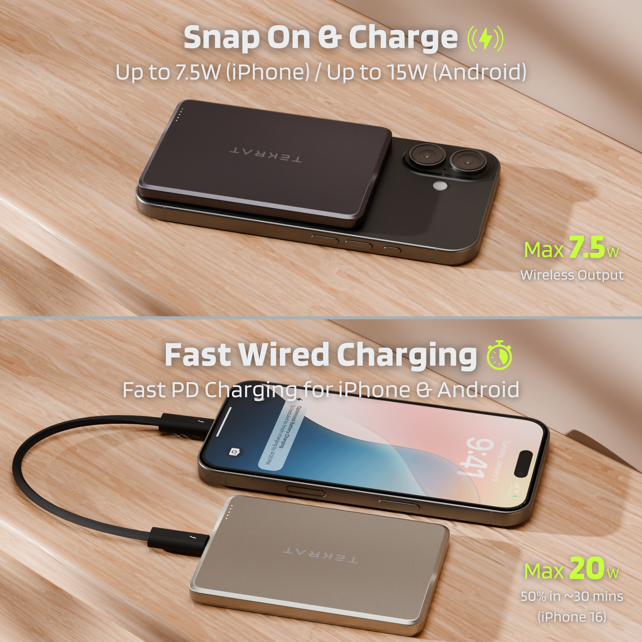 MagVo 5000 Magnetic Power Bank