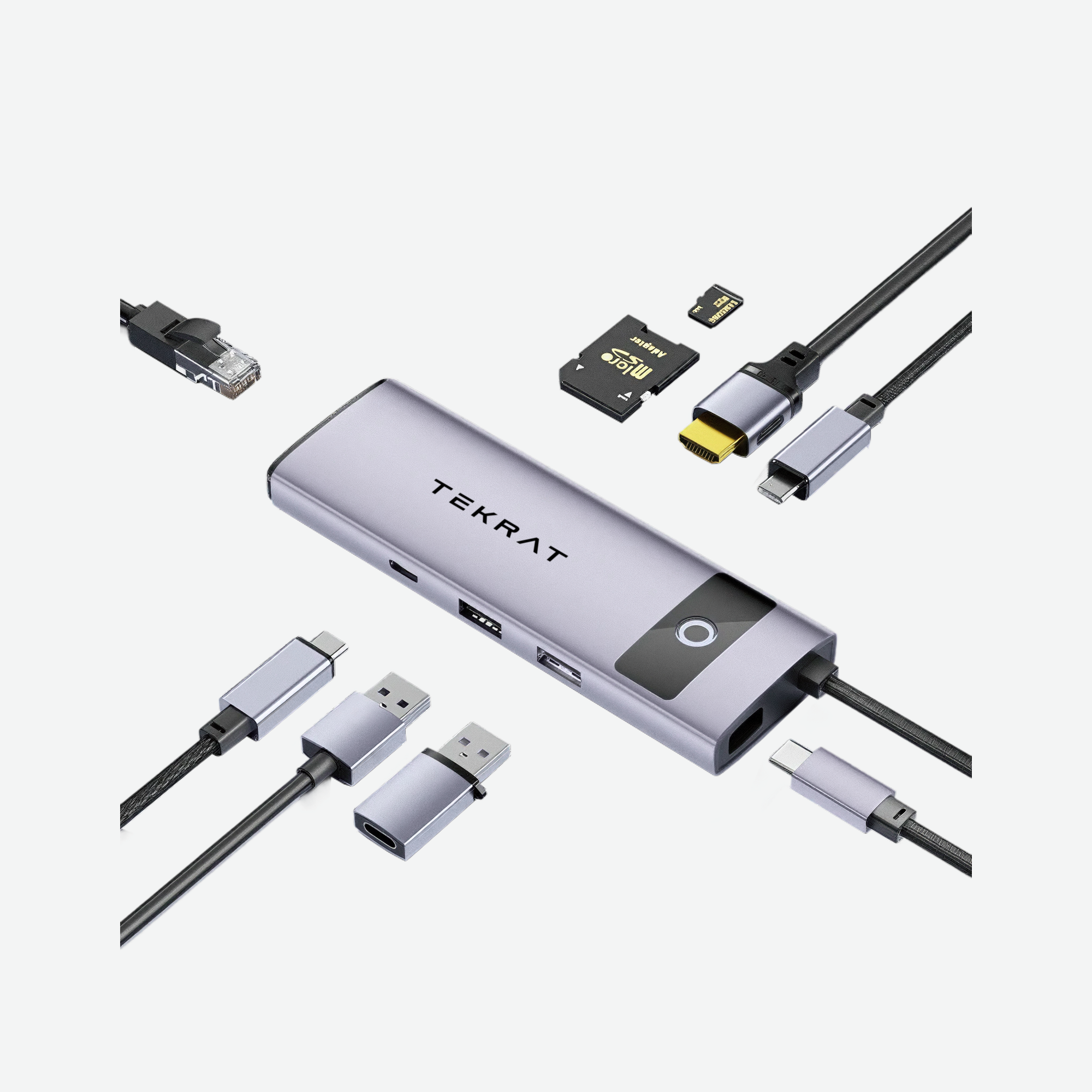 8-in-1 USB C Hub Multiport Adapter