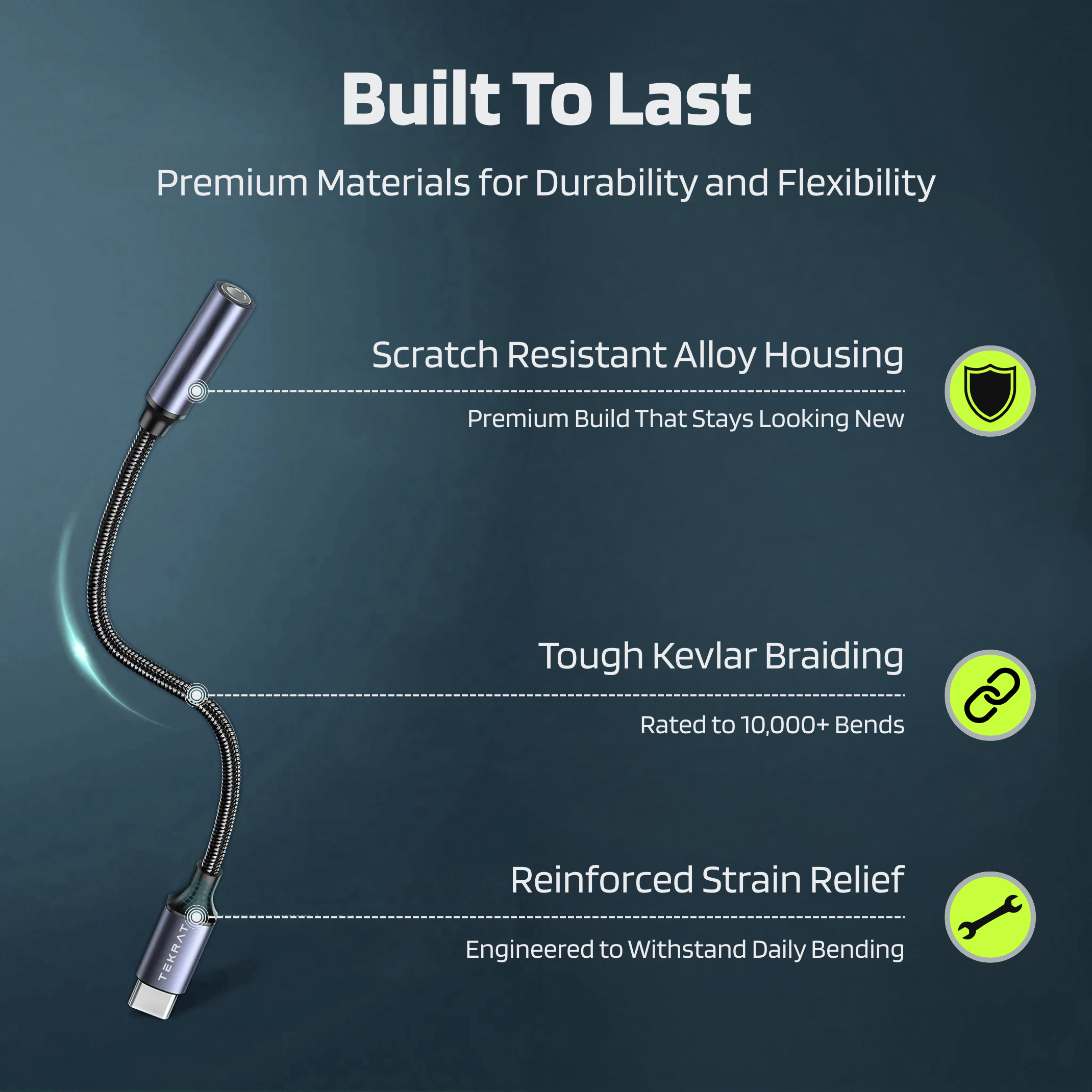 USB C to 3.5mm Adapter Cable