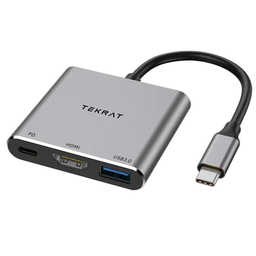 3-in-1 USB C Hub Multiport Adapter