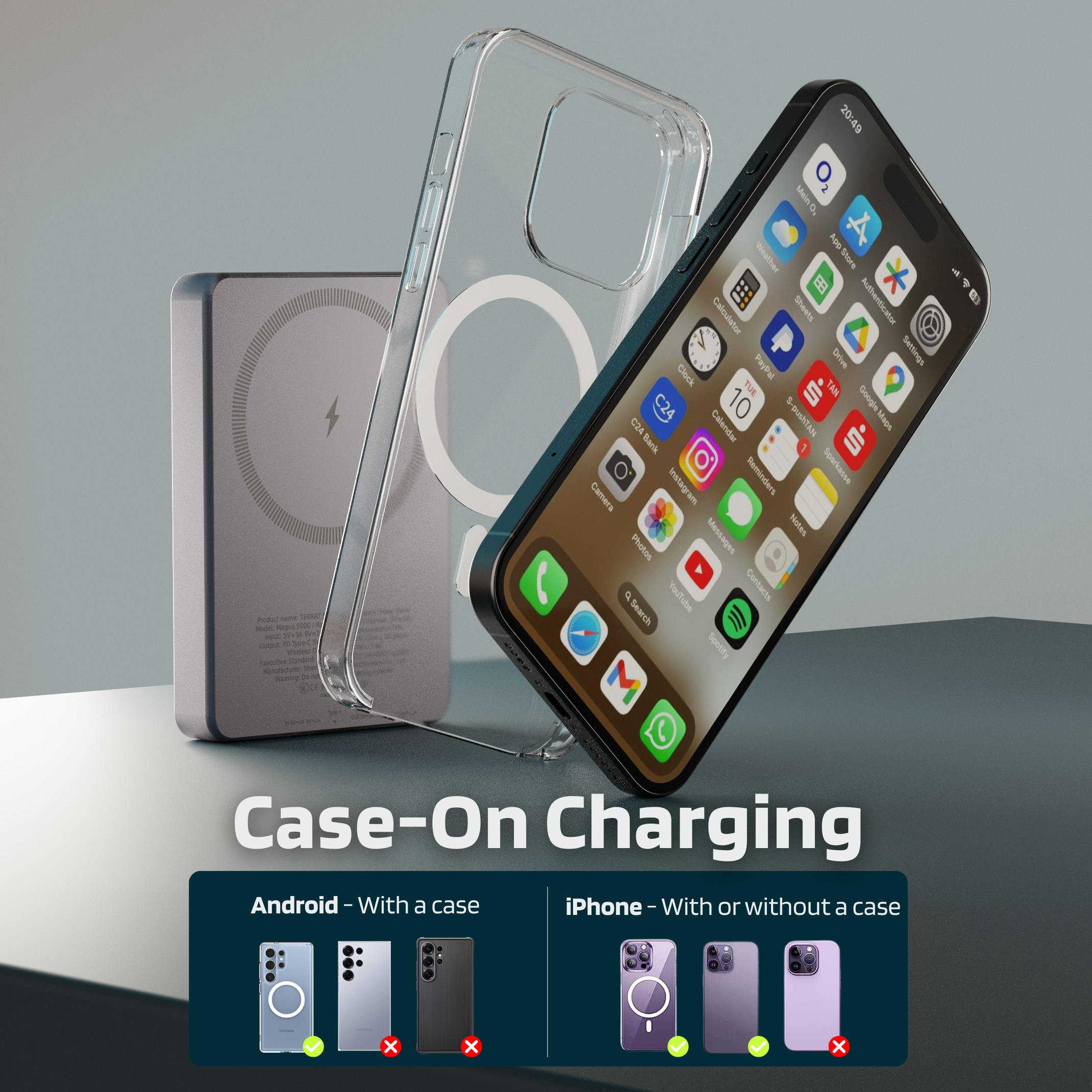 MagVo 10000 Magnetic Power Bank