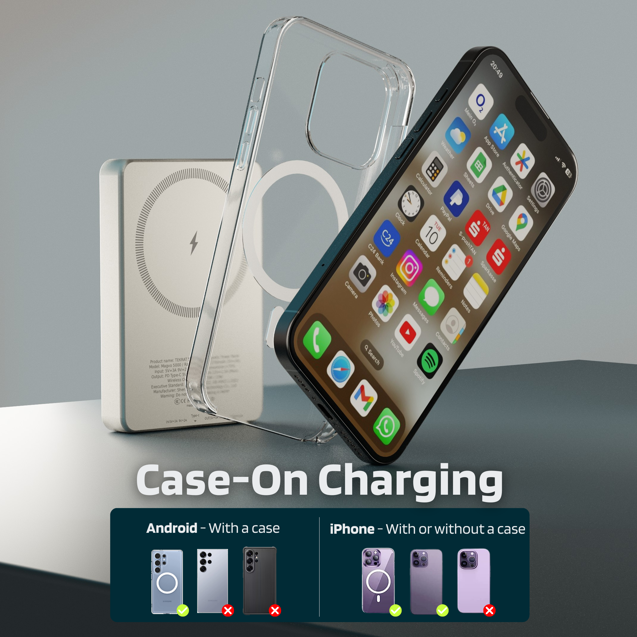 MagVo 10000 Magnetic Power Bank