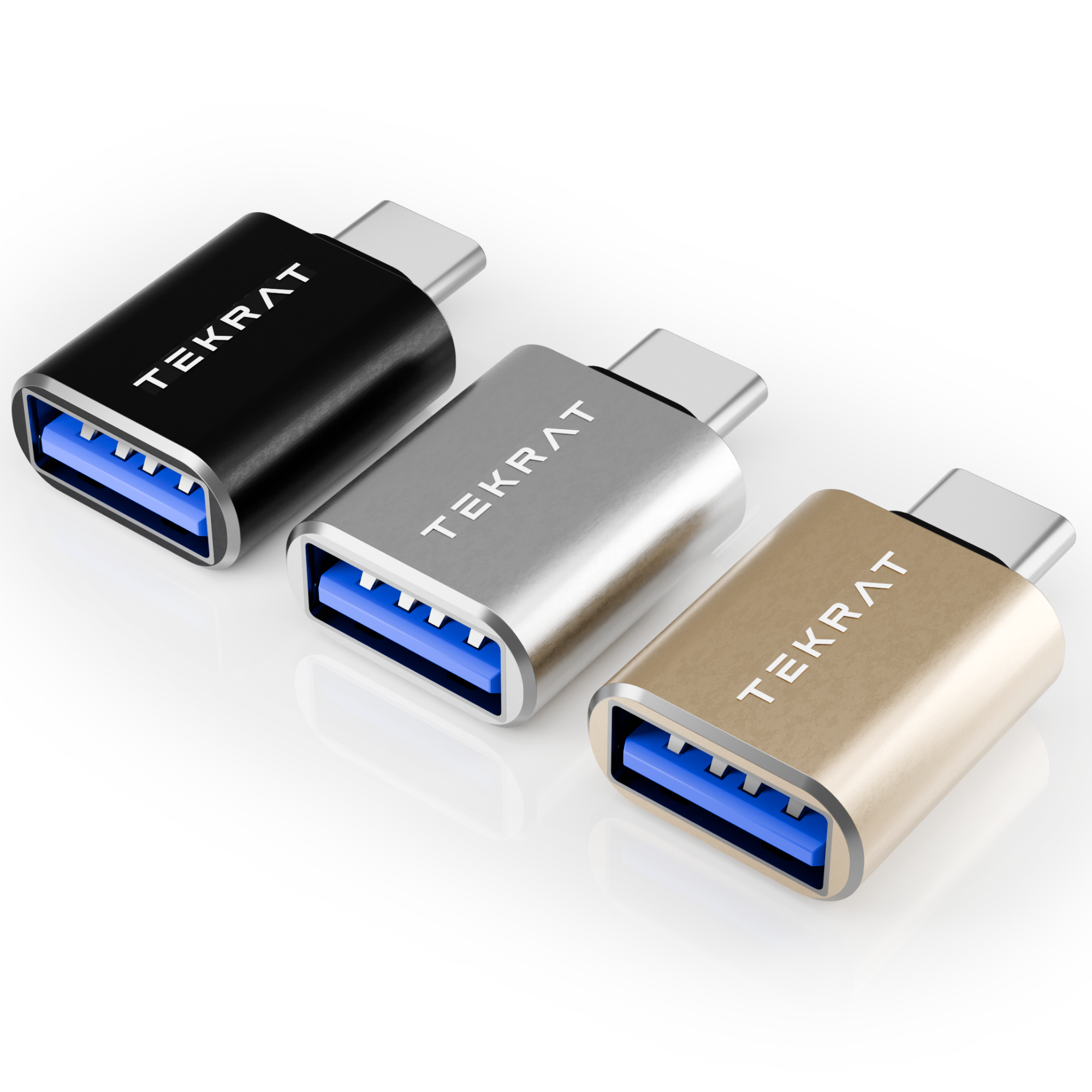 USB-A to USB-C Adapter [3 Pack]