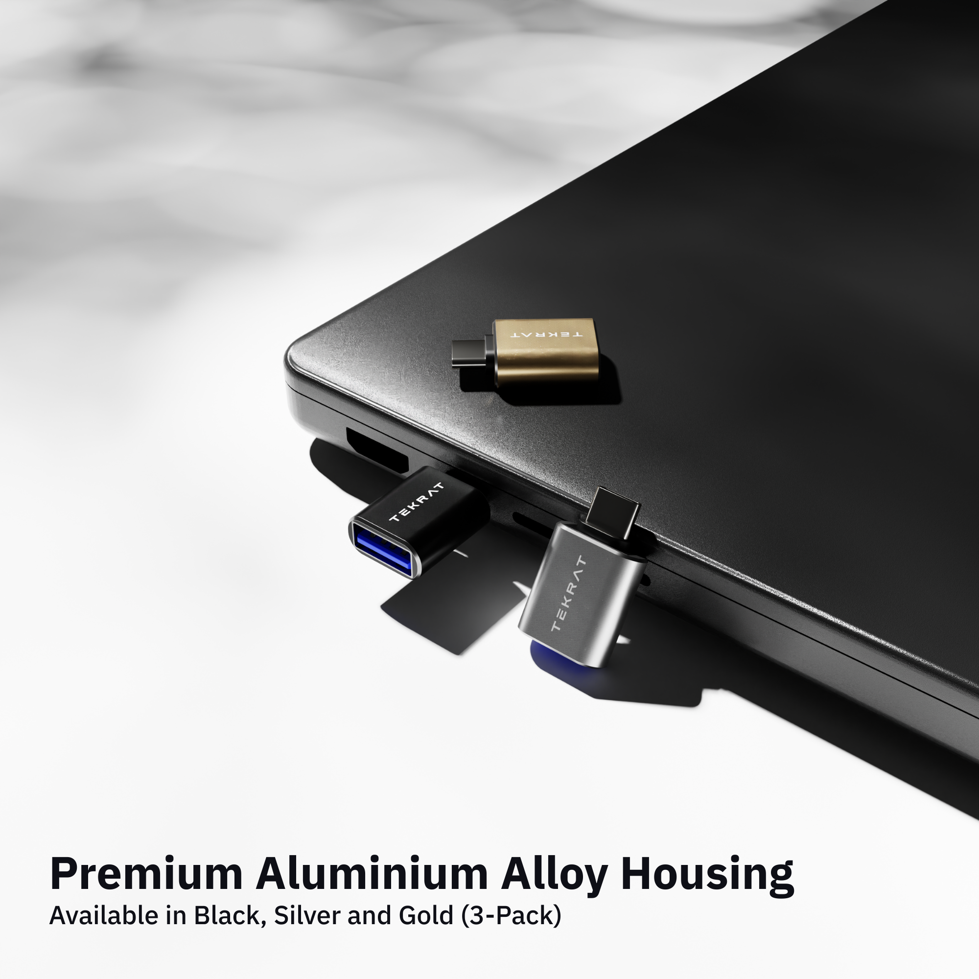 USB-A to USB-C Adapter [3 Pack]