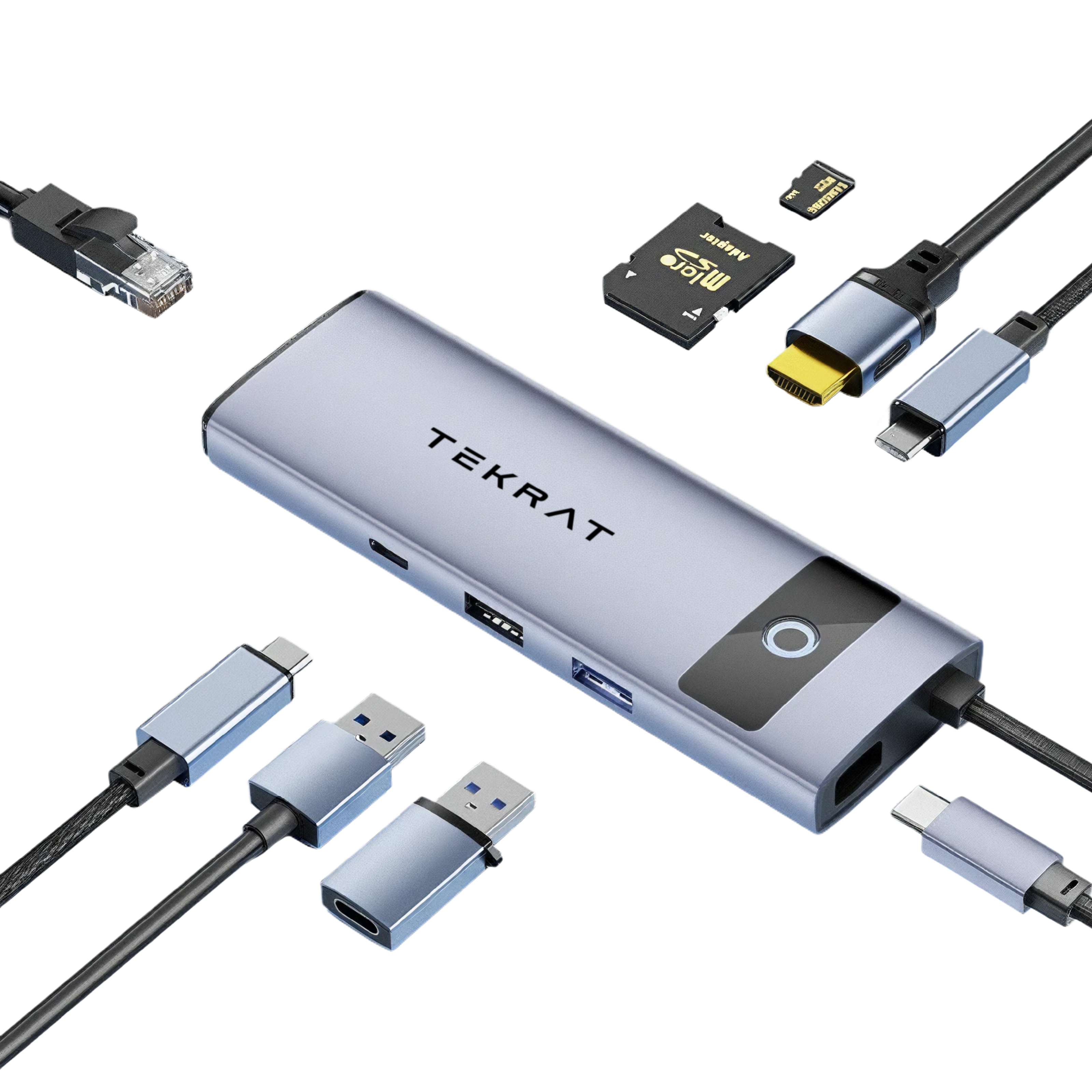 8-in-1 USB C Hub Multiport Adapter