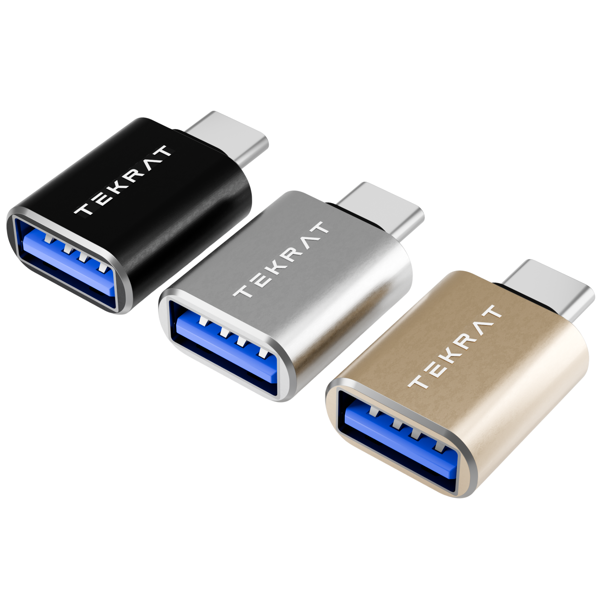 USB-A to USB-C Adapter [3 Pack]