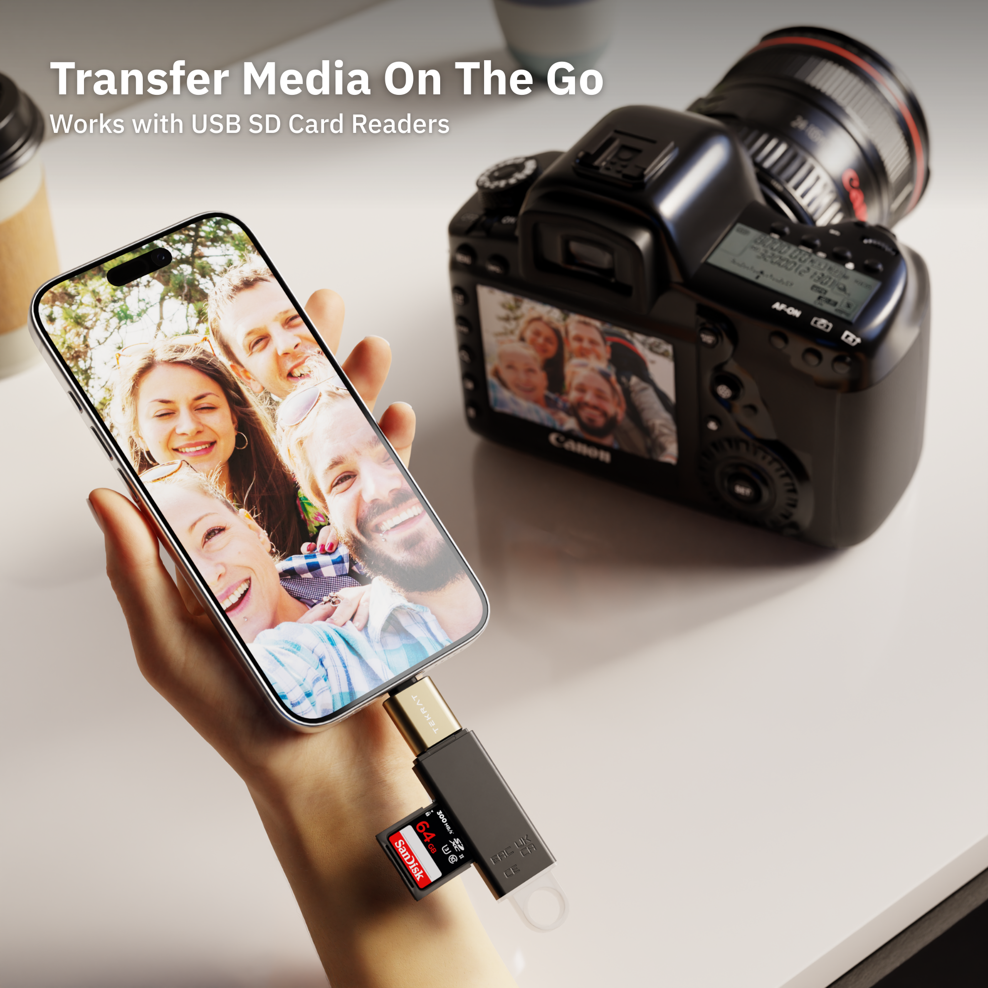 USB-A to USB-C Adapter [3 Pack]