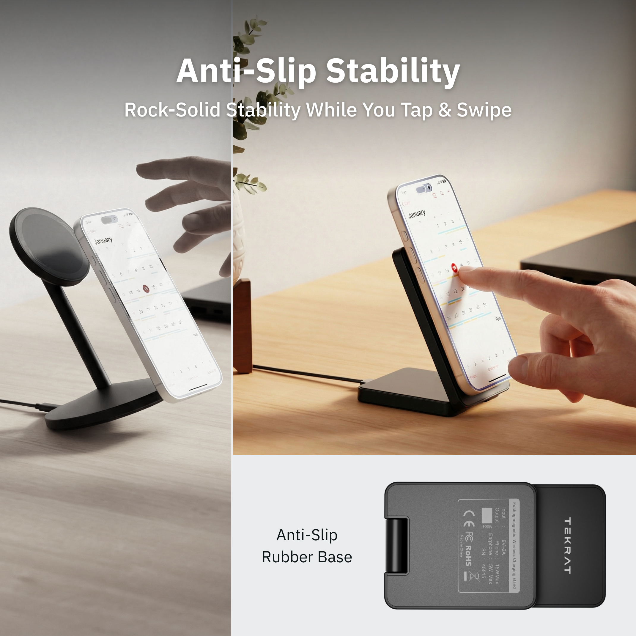 FoldMag Magnetic Phone Charger Stand