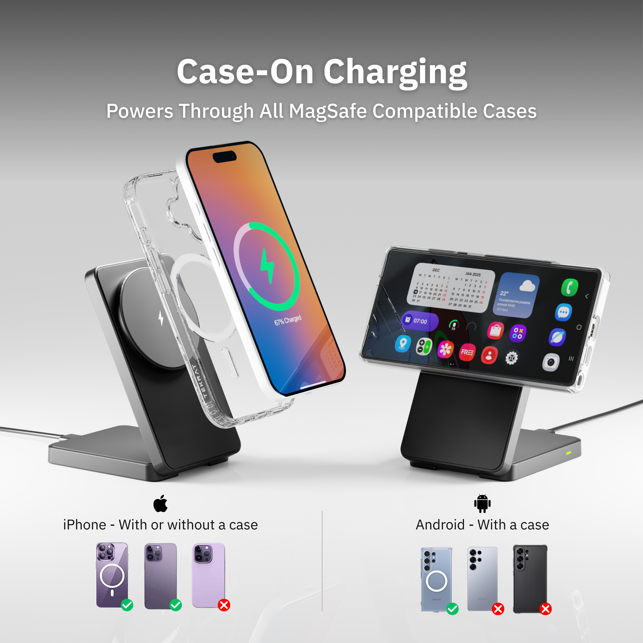 FoldMag Magnetic Phone Charger Stand