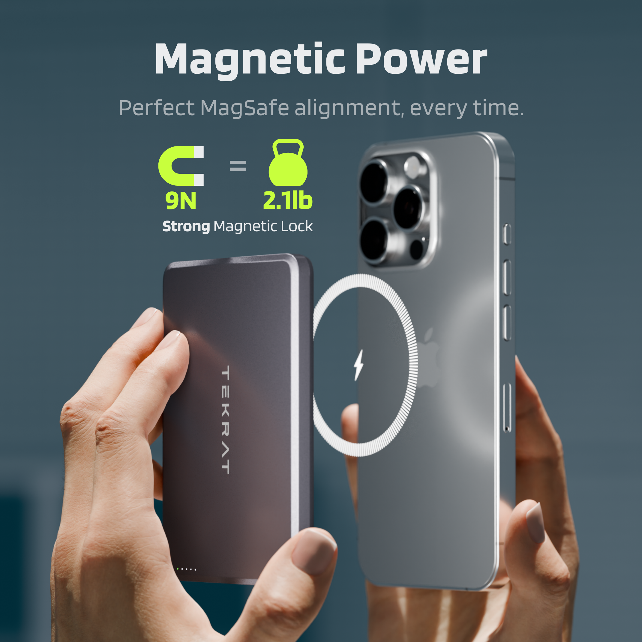 MagVo 5000 Magnetic Power Bank
