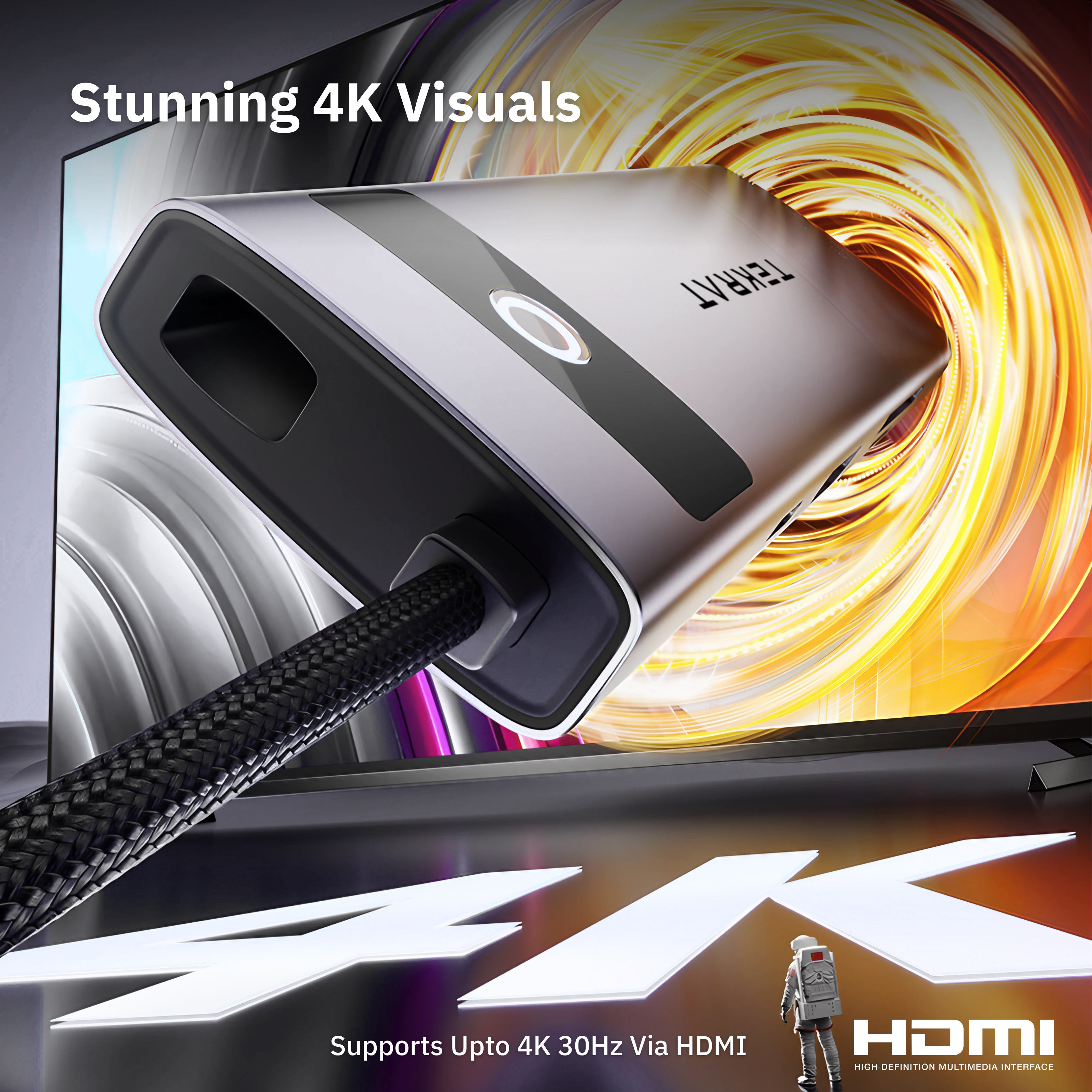 8-in-1 USB C Hub Multiport Adapter