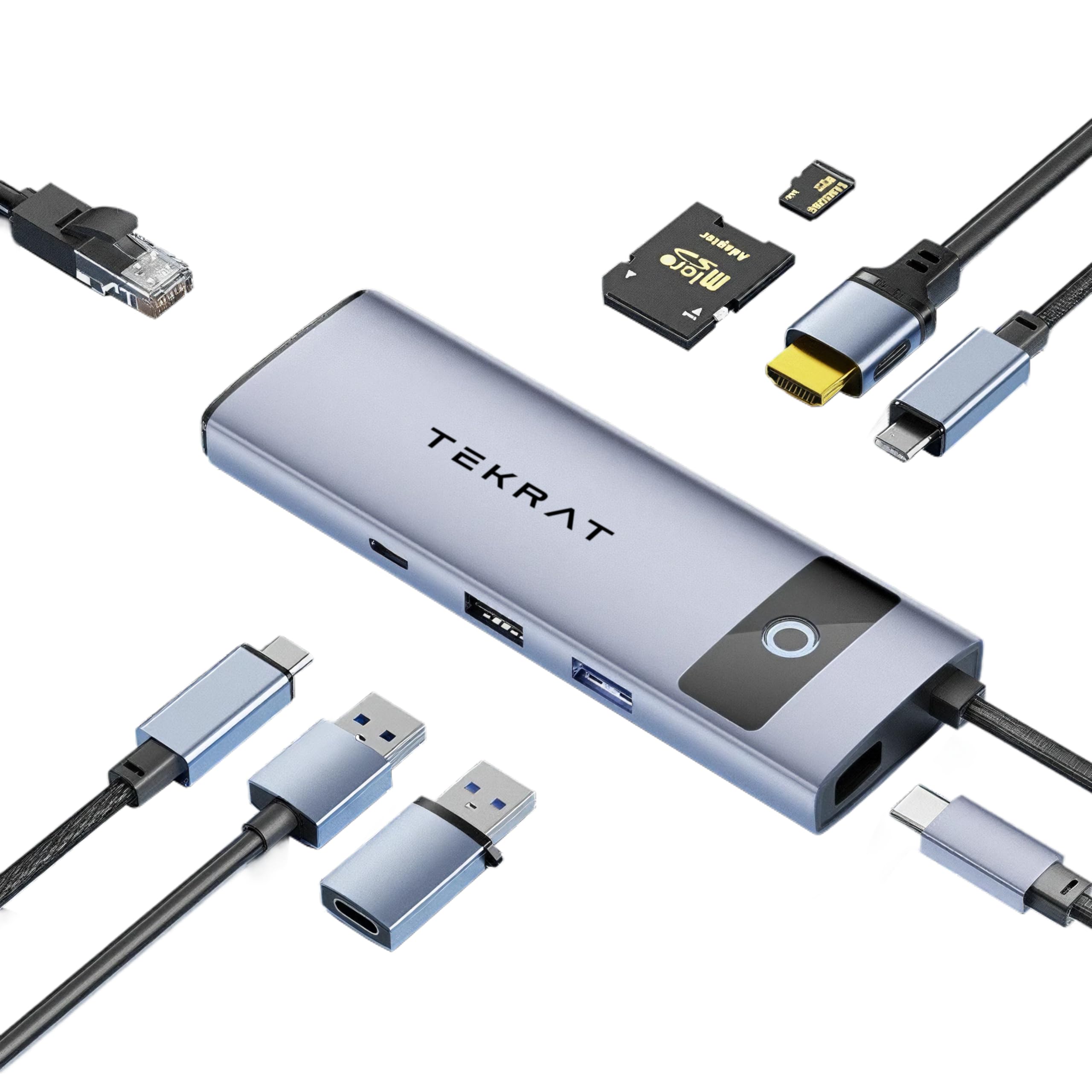 8-in-1 USB C Hub Multiport Adapter