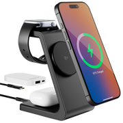 MagStack Qi2 3-in-1 Charging Stand